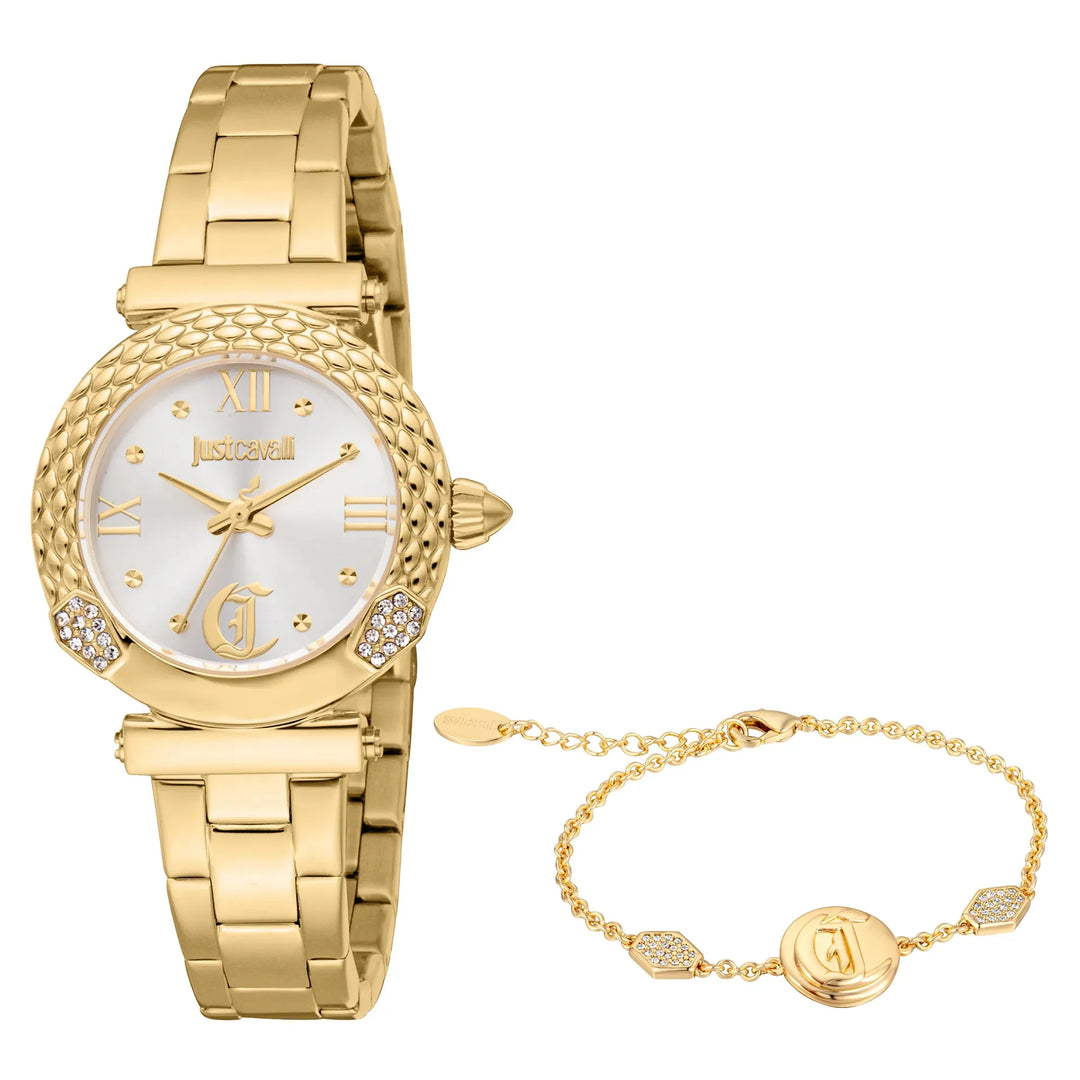 Just Cavalli SET Curiosa Yellow Gold Silver