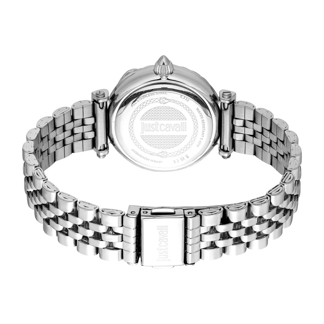 Just Cavalli Animalier Mistero Snake Silver Blue