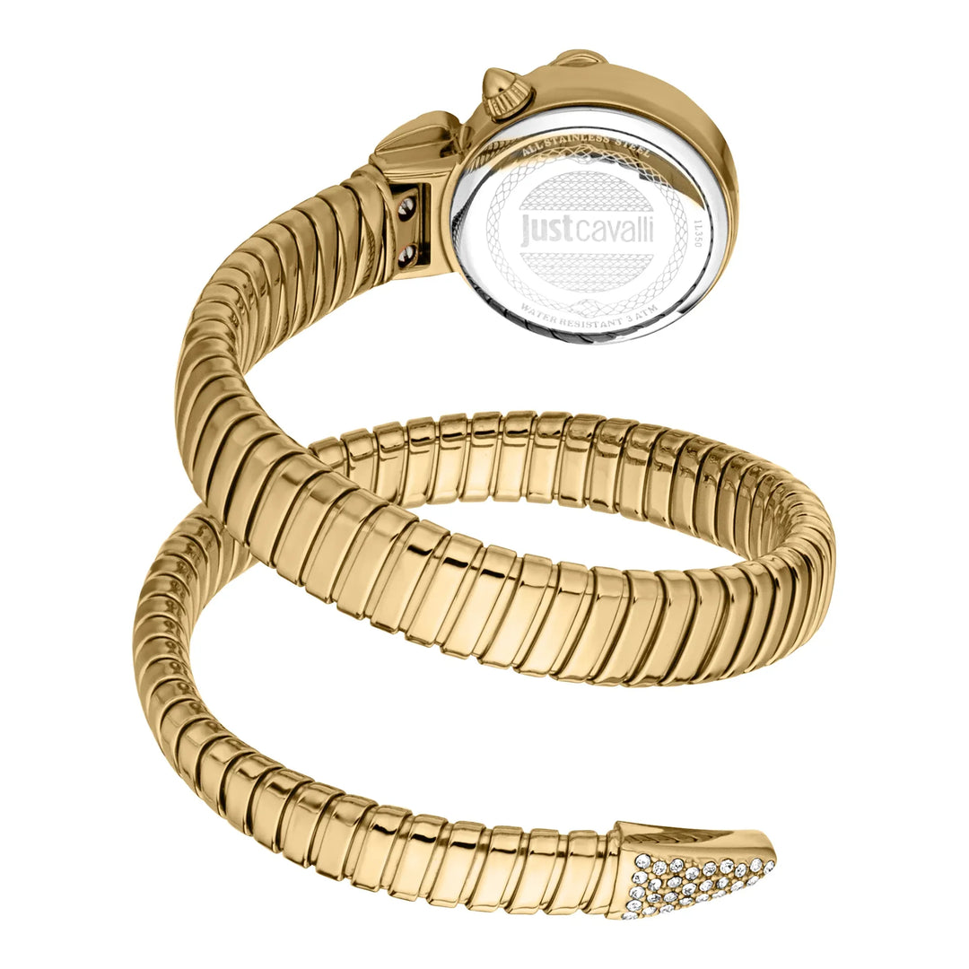 Just Cavalli Signature Snake Radiosa Yellow Gold Red