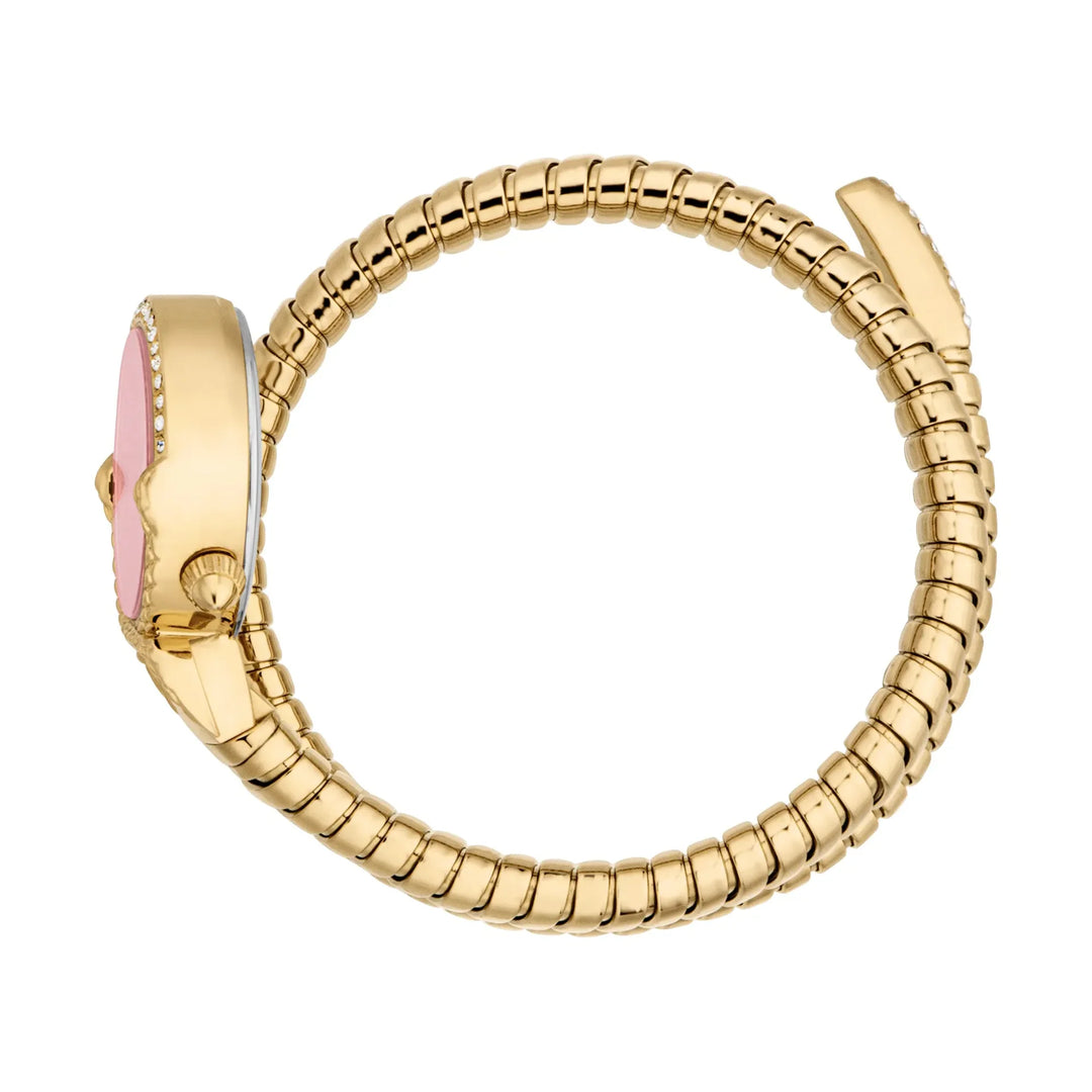 Just Cavalli Signature Snake Radiosa Yellow Gold Red