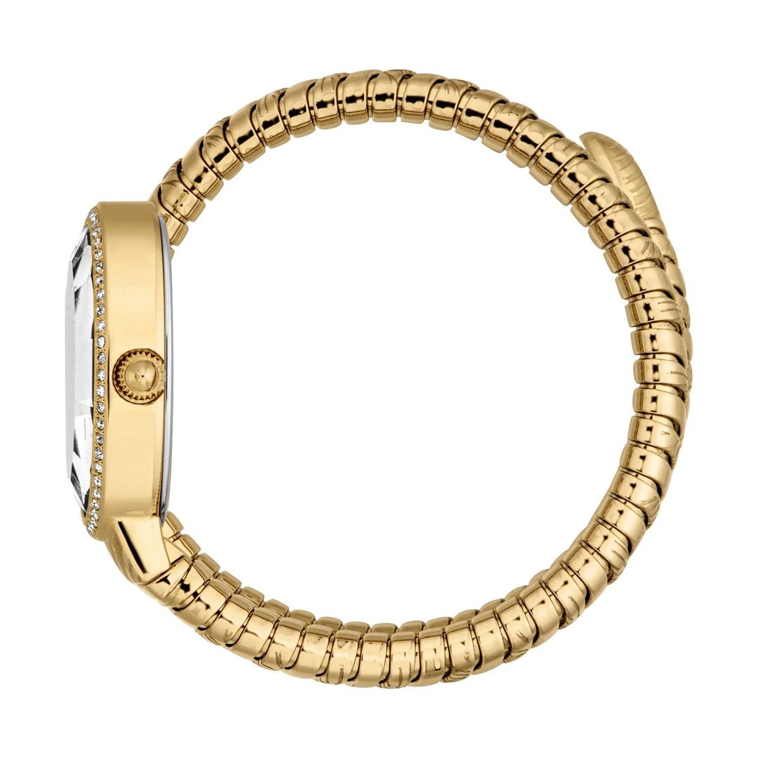 Just Cavalli Signature Snake Velina Yellow Gold Silver