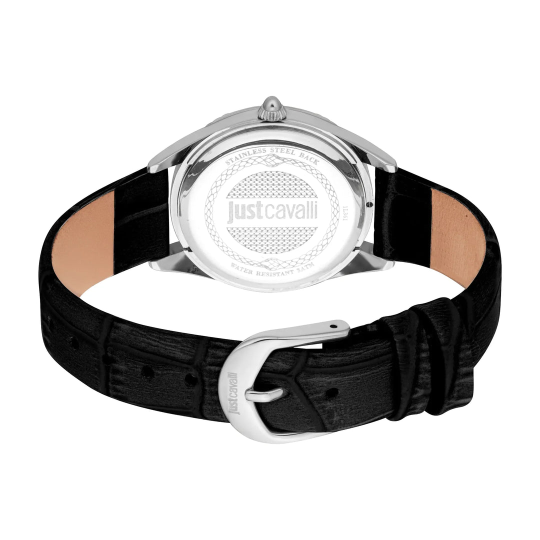 Just Cavalli SET Vittoria Glam Leather Black Light Blue