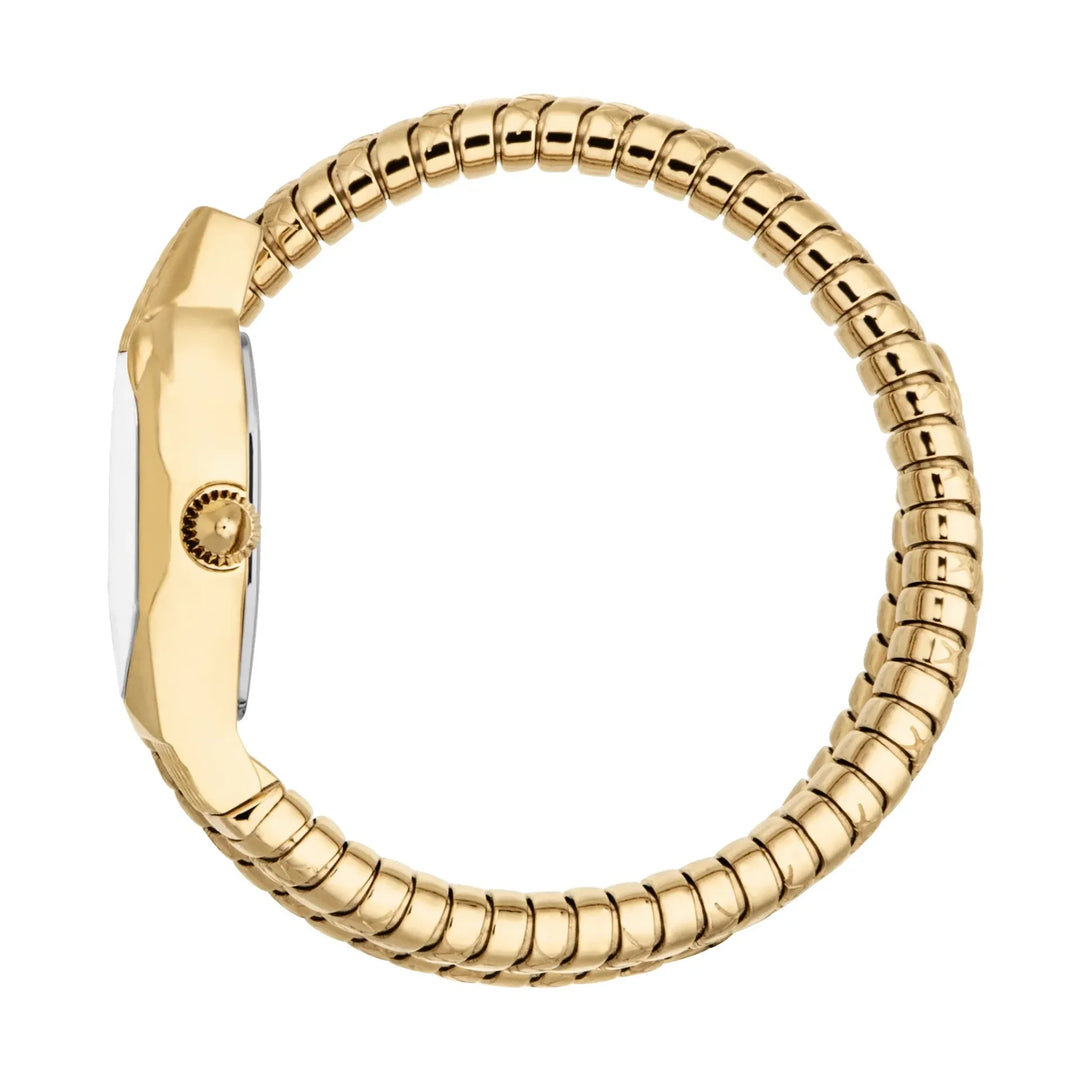 Just Cavalli Signature Snake Aria Yellow Gold Silver