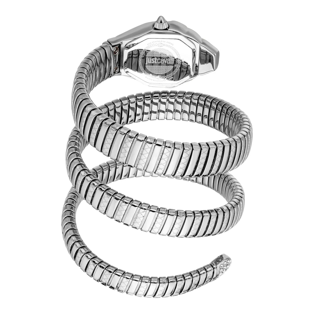 Just Cavalli Signature Snake Ambra Silver Night blue