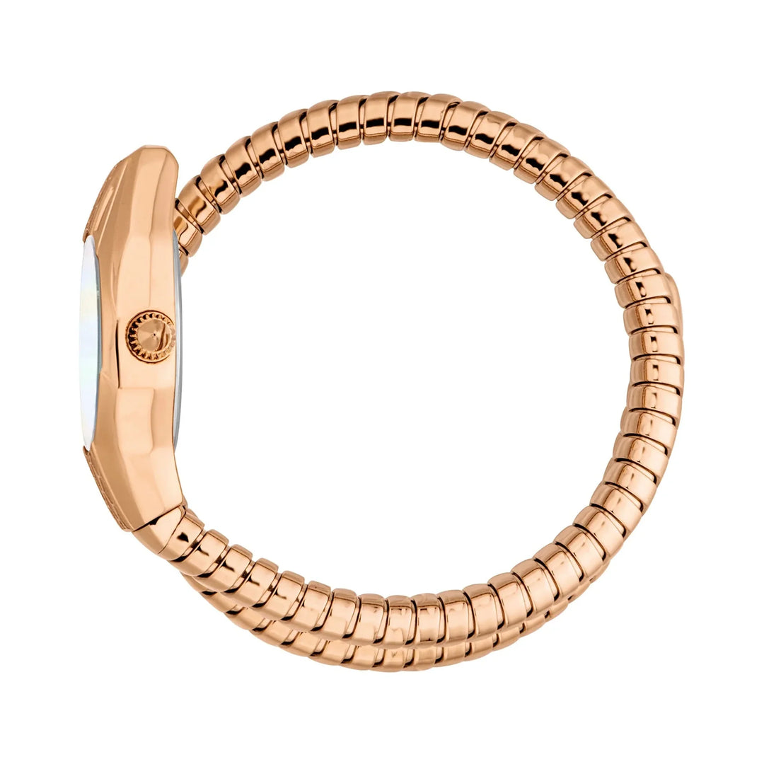 Just Cavalli Signature Snake Vivace Rose Gold Antique white