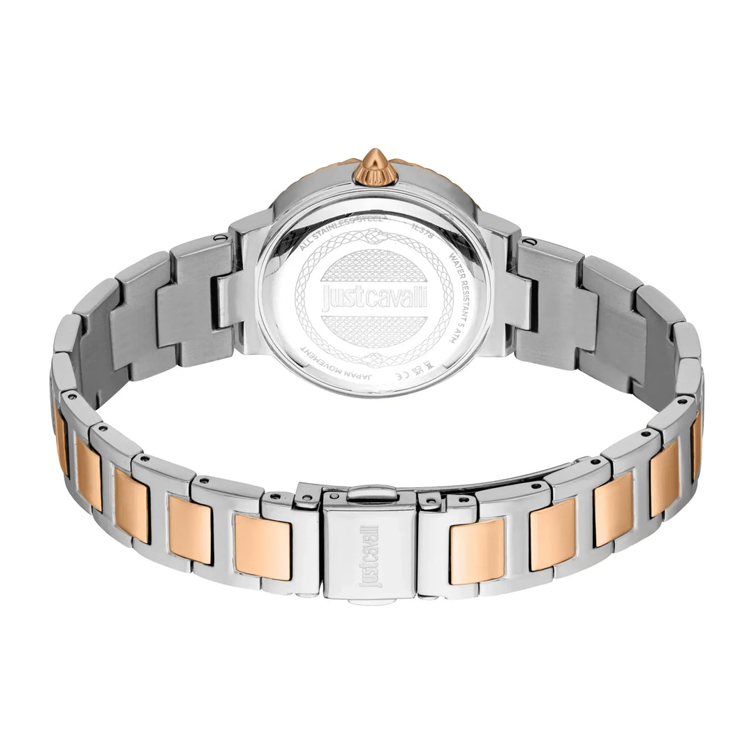 Just Cavalli SET Primavera Snake Two Tones RG Silver