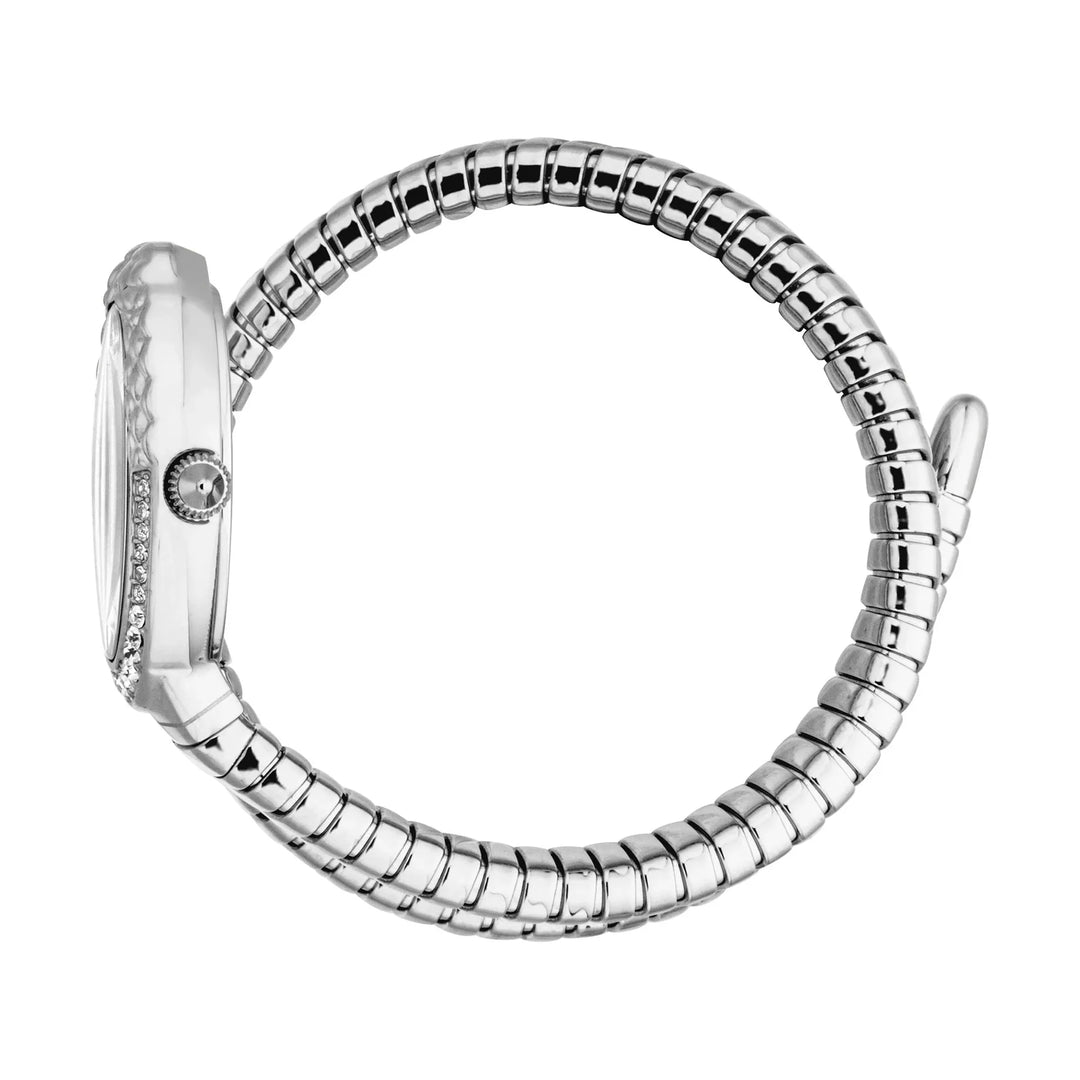 Just Cavalli Signature Snake Fiore Silver