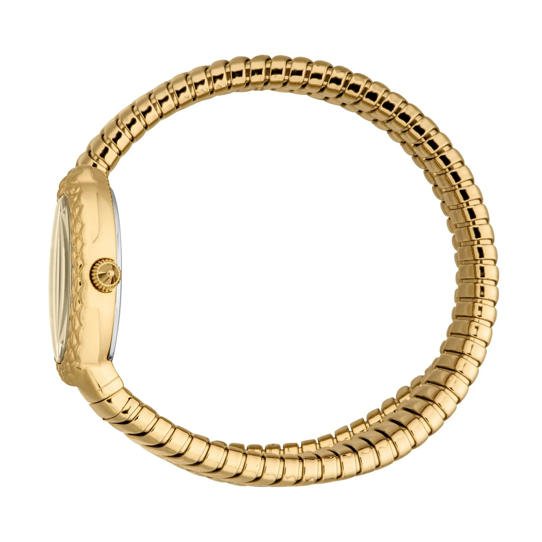 Just Cavalli Signature Snake Sognia Yellow Gold Champagne