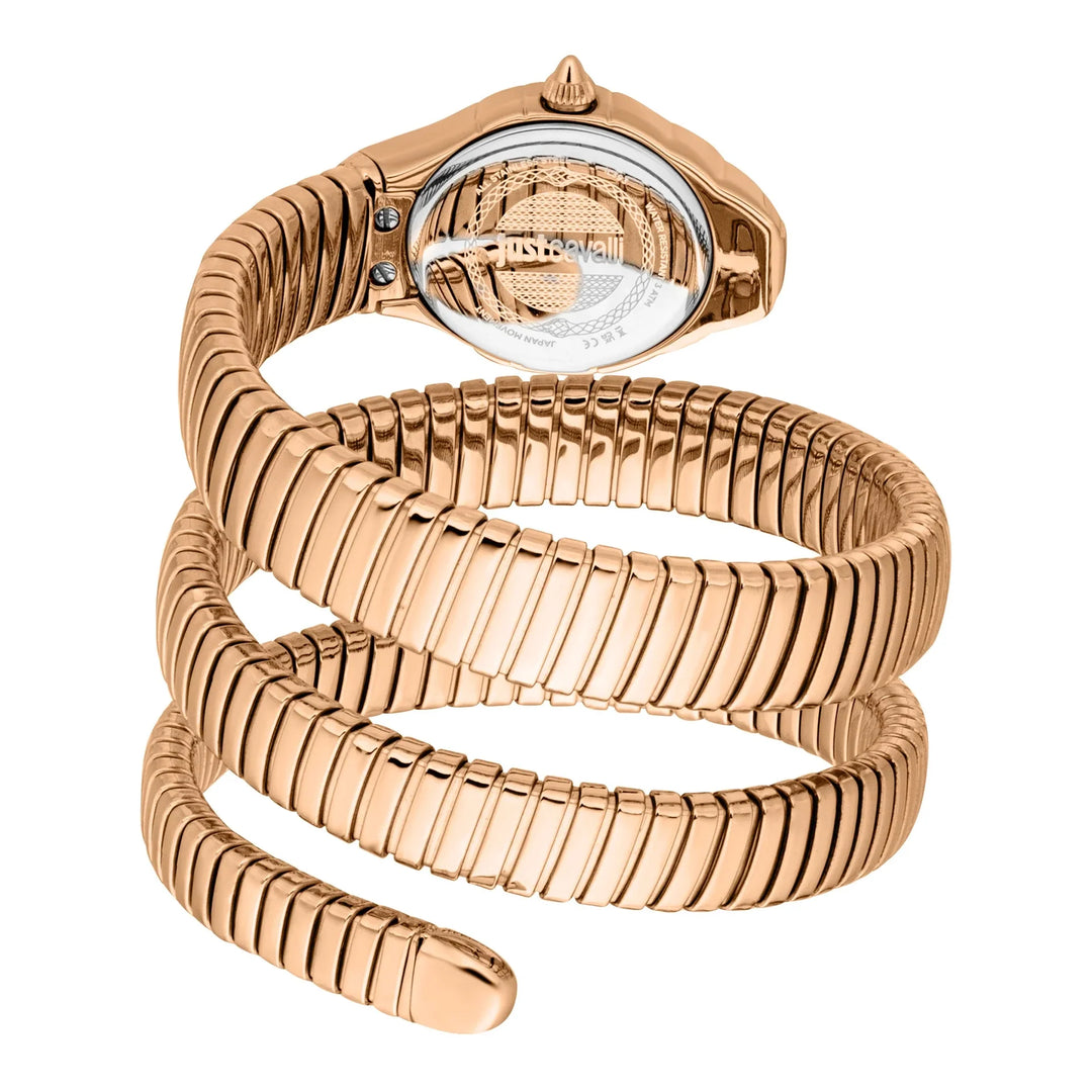 Just Cavalli Signature Snake Amanta Rose Gold Silver