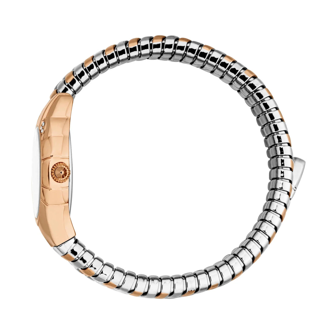 Just Cavalli Signature Snake Amanta Rose Gold Silver