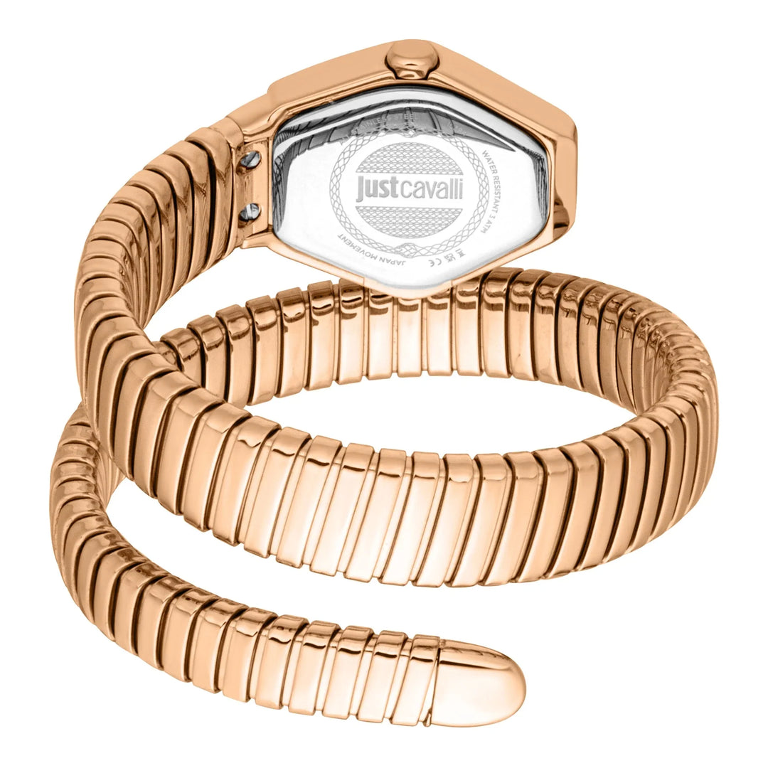 Just Cavalli Signature Snake Splora Rose Gold