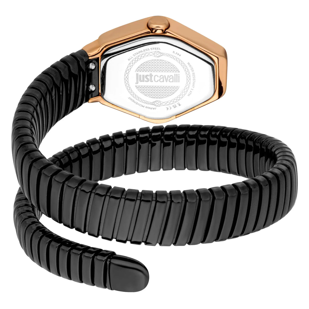 Just Cavalli Signature Snake Splora Black