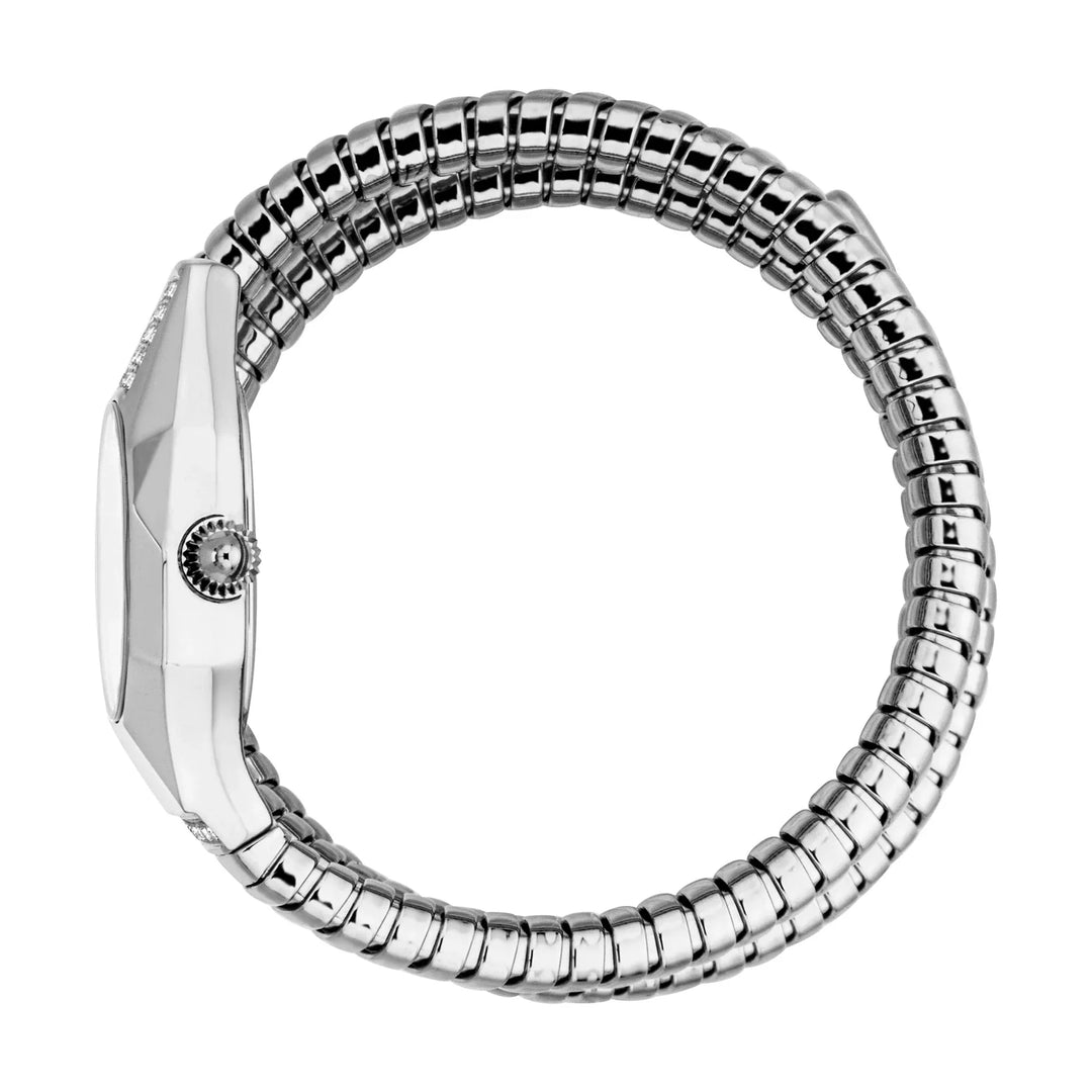 Just Cavalli Signature Snake Lunara Silver