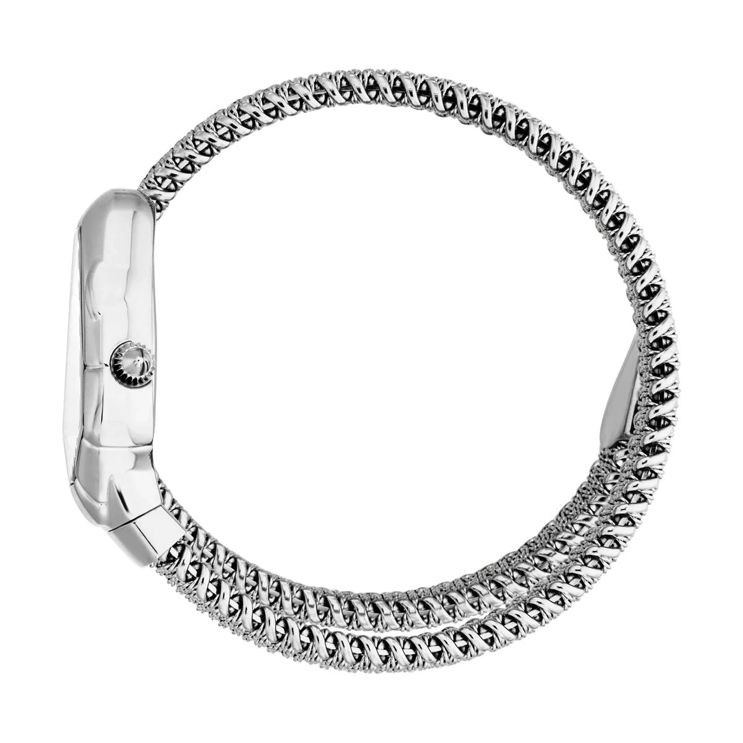 Just Cavalli Signature Snake Fiamma Silver