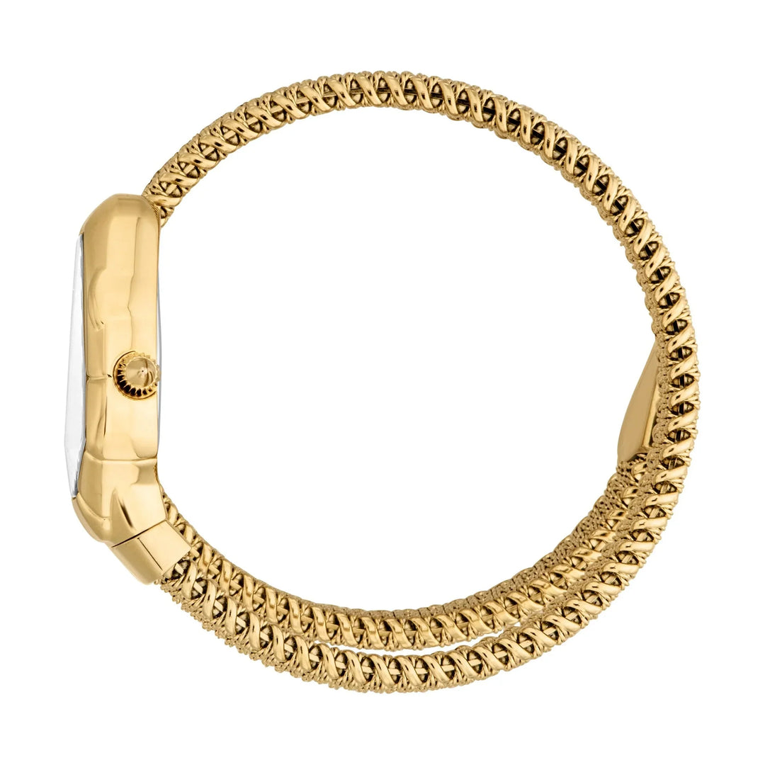 Just Cavalli Signature Snake Fiamma Yellow Gold Silver