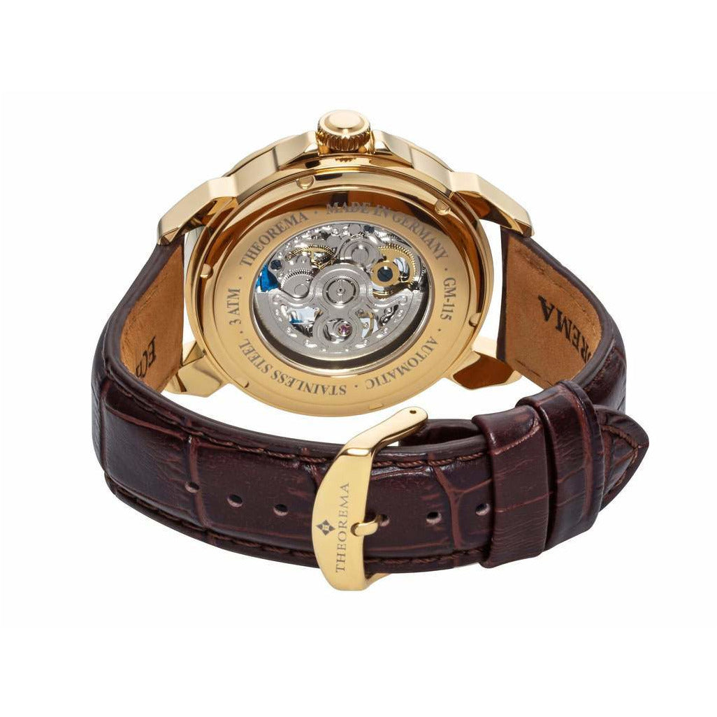 TUFINA GERMANY HELSINKI THEOREMA GOLD BLACK | BROWN Watch