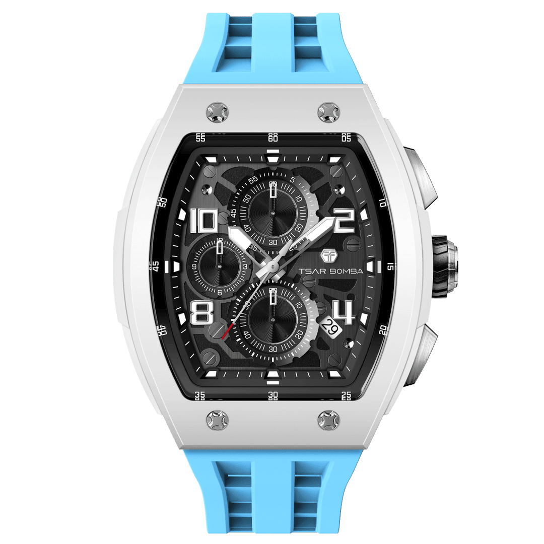 TSAR BOMBA Elemental– Bioceramic Date TB8224B Quartz
