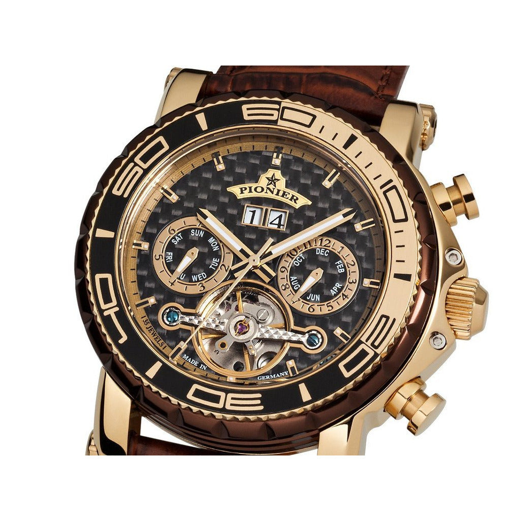 TUFINA GERMANY MIAMI PIONIER GOLD | BROWN BLACK Watch