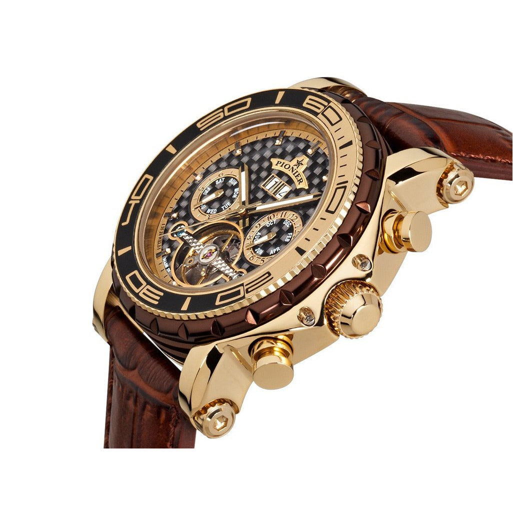 TUFINA GERMANY MIAMI PIONIER GOLD | BROWN BLACK Watch