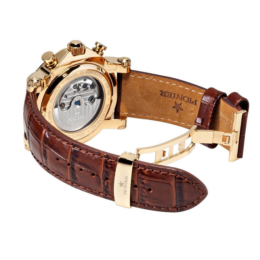 TUFINA GERMANY MIAMI PIONIER GOLD | BROWN BLACK Watch