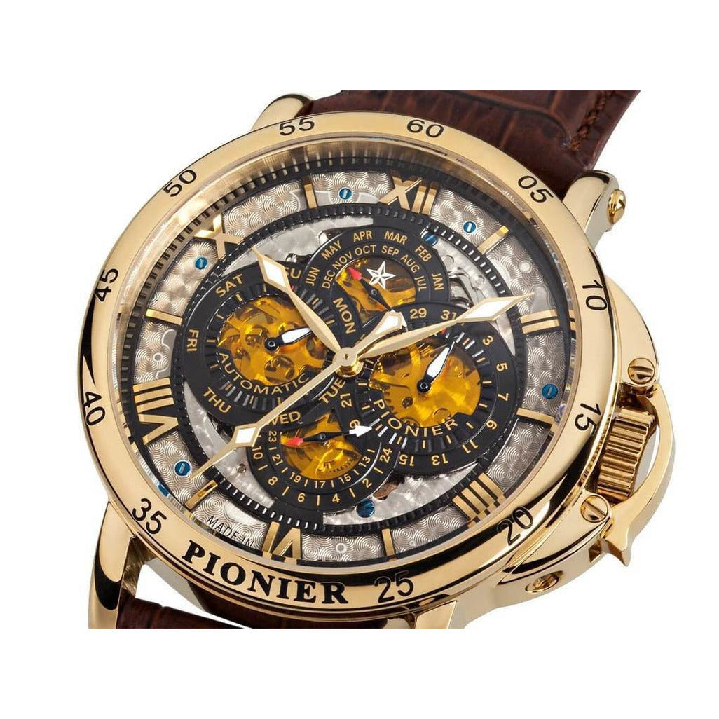 TUFINA GERMANY DUBLIN DIAMONDS PIONIER GOLD | BROWN Watch