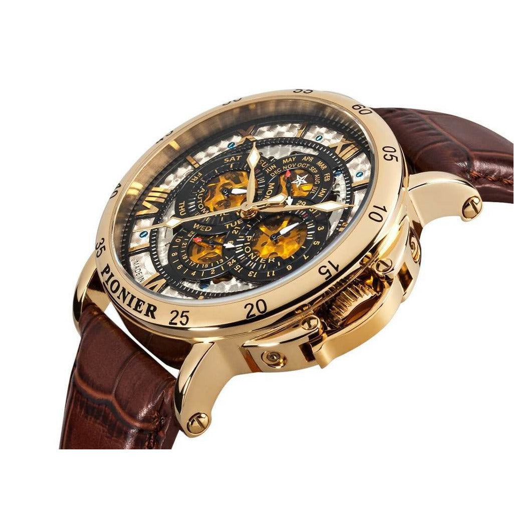TUFINA GERMANY DUBLIN DIAMONDS PIONIER GOLD | BROWN Watch