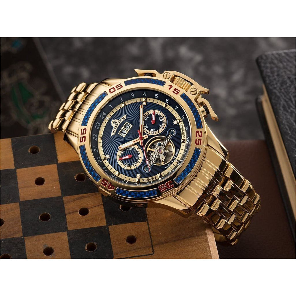 TUFINA GERMANY AMSTERDAM DIAMONDS PIONIER STEEL ROSE GOLD Watch