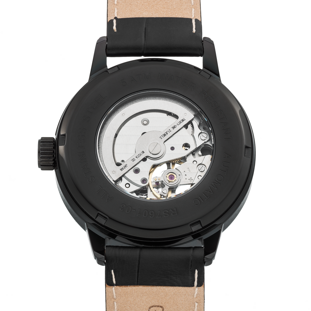 RIEDENSCHILD ORIGINAL Automatic Reich Power Reserve Black Edition Watch