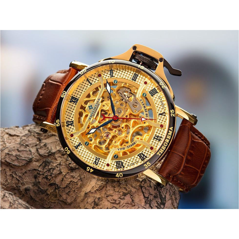TUFINA GERMANY MADRID THEOREMA GOLD | BROWN | GOLD Watch