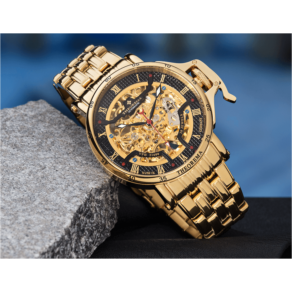 TUFINA GERMANY MADRID THEOREMA STEEL | GOLD BLACK Watch