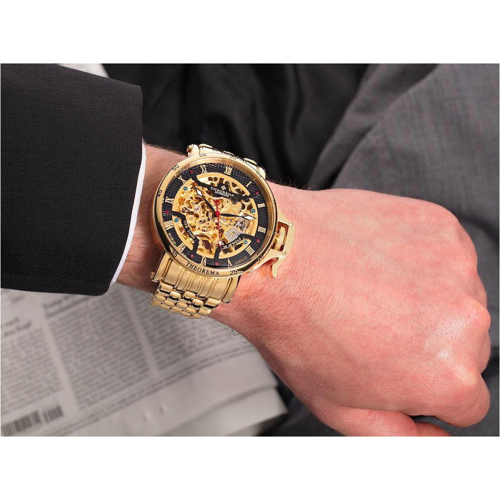 TUFINA GERMANY MADRID THEOREMA STEEL | GOLD BLACK Watch