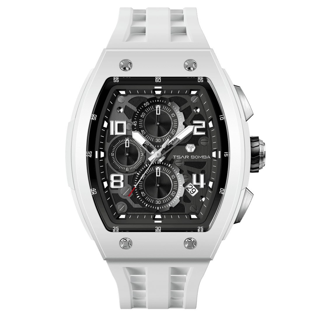 TSAR BOMBA Elemental– Bioceramic Date TB8224B Quartz