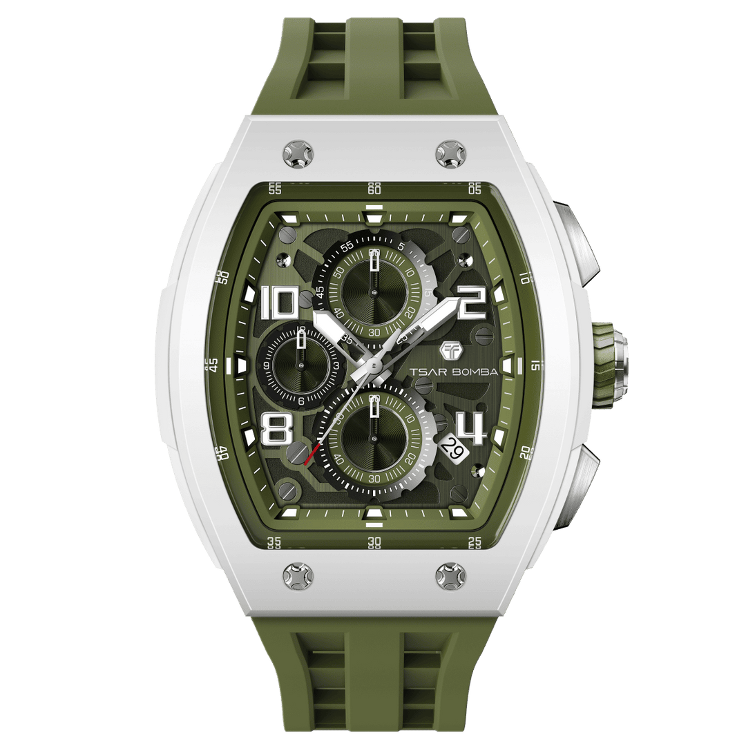 TSAR BOMBA Elemental– Bioceramic Date TB8224B Quartz