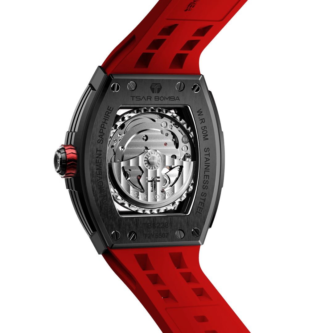 TSAR BOMBA Elemental-Carbon Fiber Automatic Watch TB8228CF