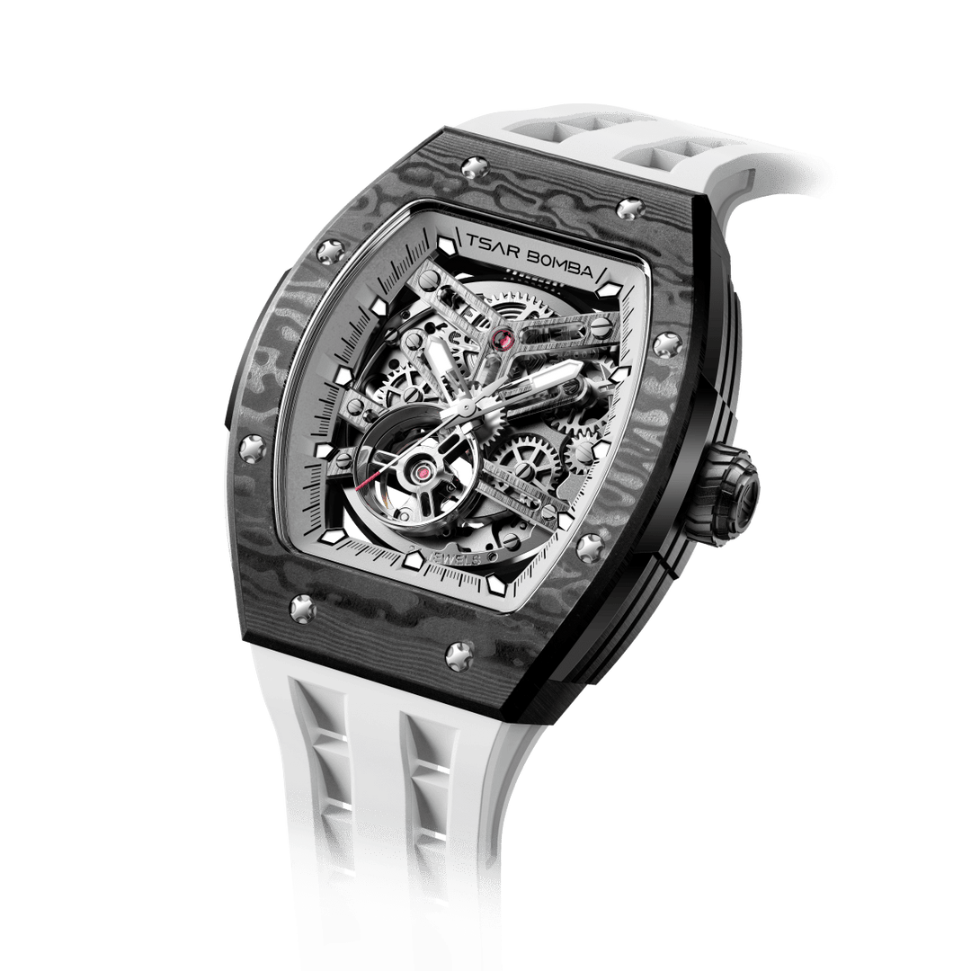 TSAR BOMBA Elemental-Carbon Fiber Automatic Watch TB8228CF