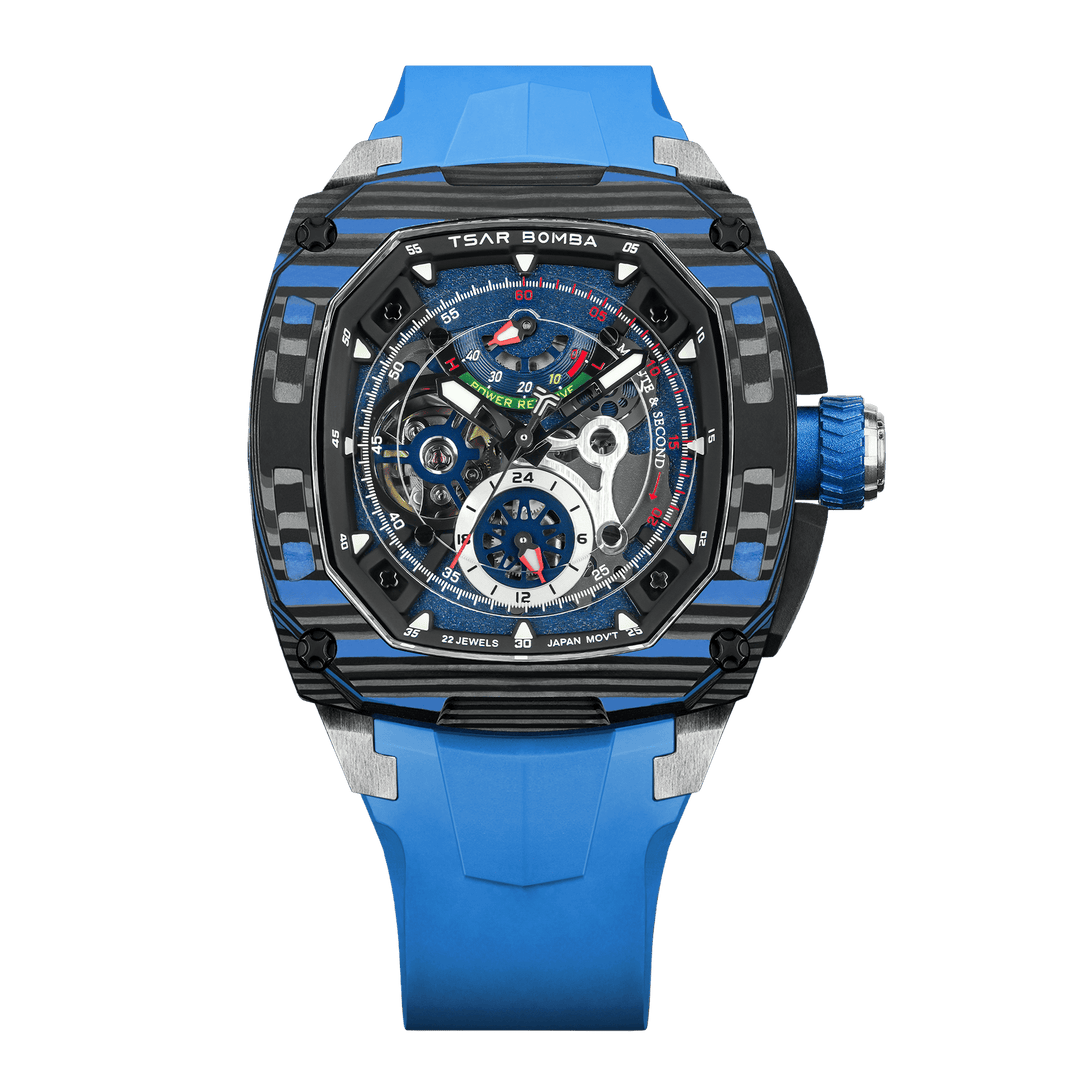 TSAR BOMBA Dark Matter 2 Carbon Fiber -Interchangeable Automatic Watch
