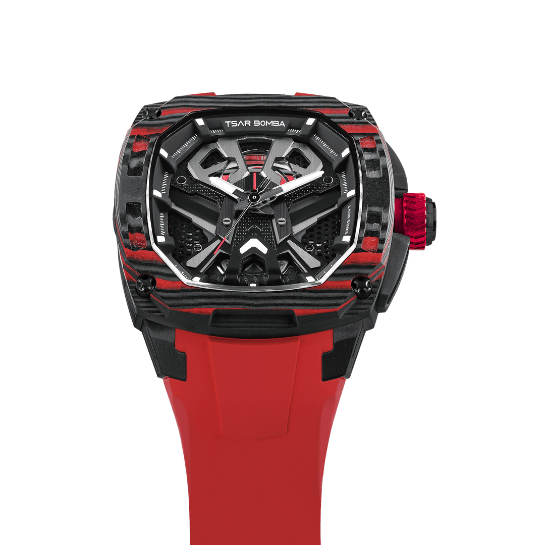 TSAR BOMBA Dark Matter 3 Carbon Fiber -Interchangeable Automatic Watch