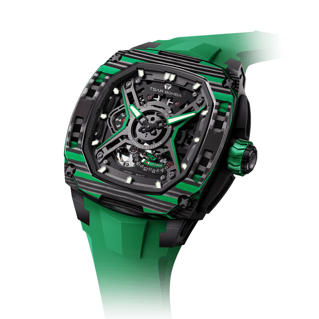 TSAR BOMBA Dark Matter 5 Carbon Fiber -Automatic Watch