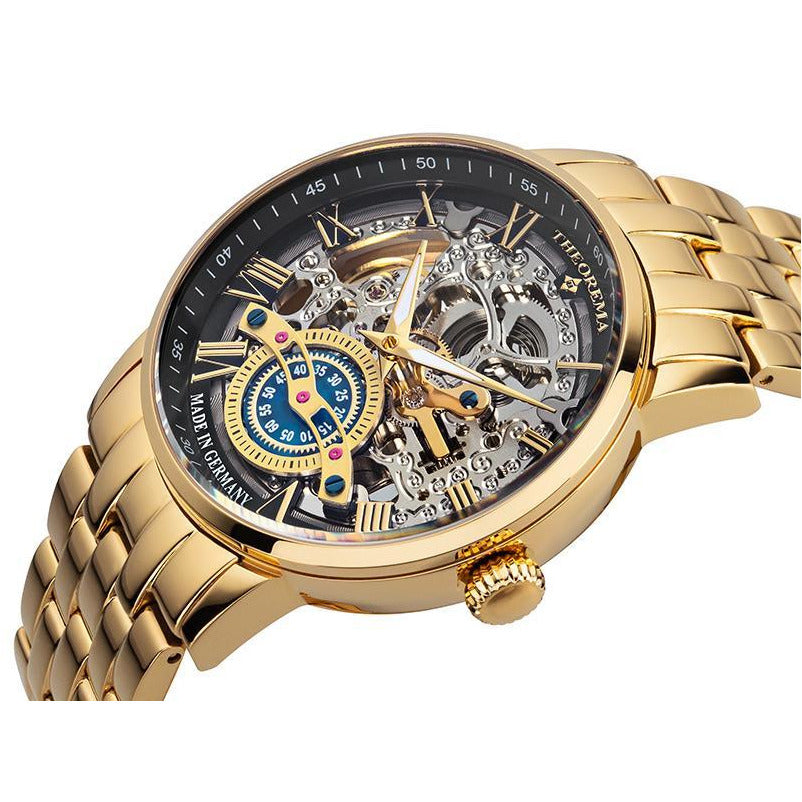 TUFINA GERMANY OSLO THEOREMA STEEL GOLD | BLACK Watch