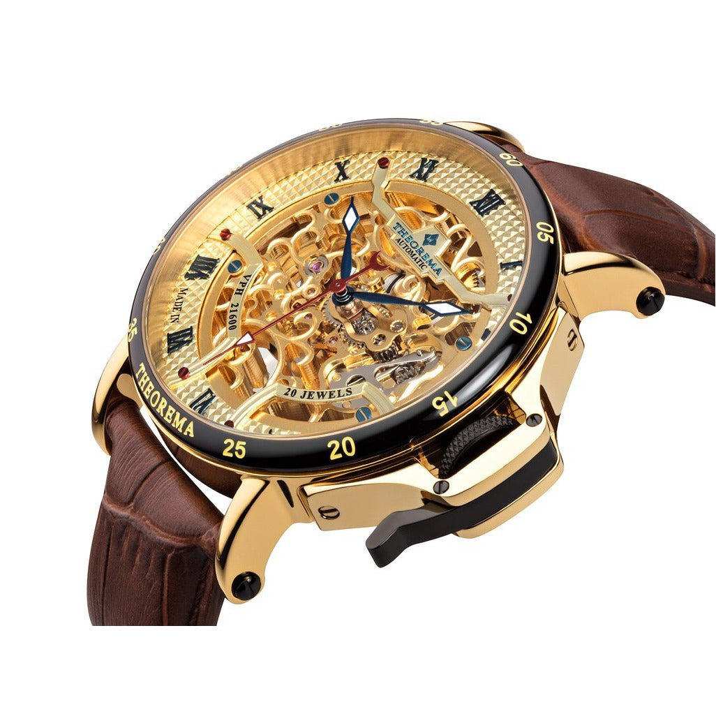 TUFINA GERMANY MADRID THEOREMA GOLD | BROWN | GOLD Watch