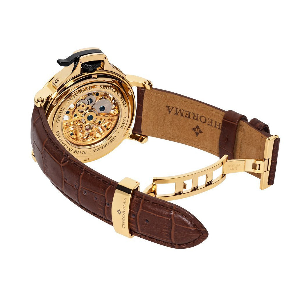 TUFINA GERMANY MADRID THEOREMA GOLD | BROWN | GOLD Watch