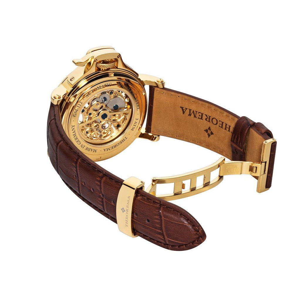 TUFINA GERMANY MADRID THEOREMA GOLD | BROWN Watch