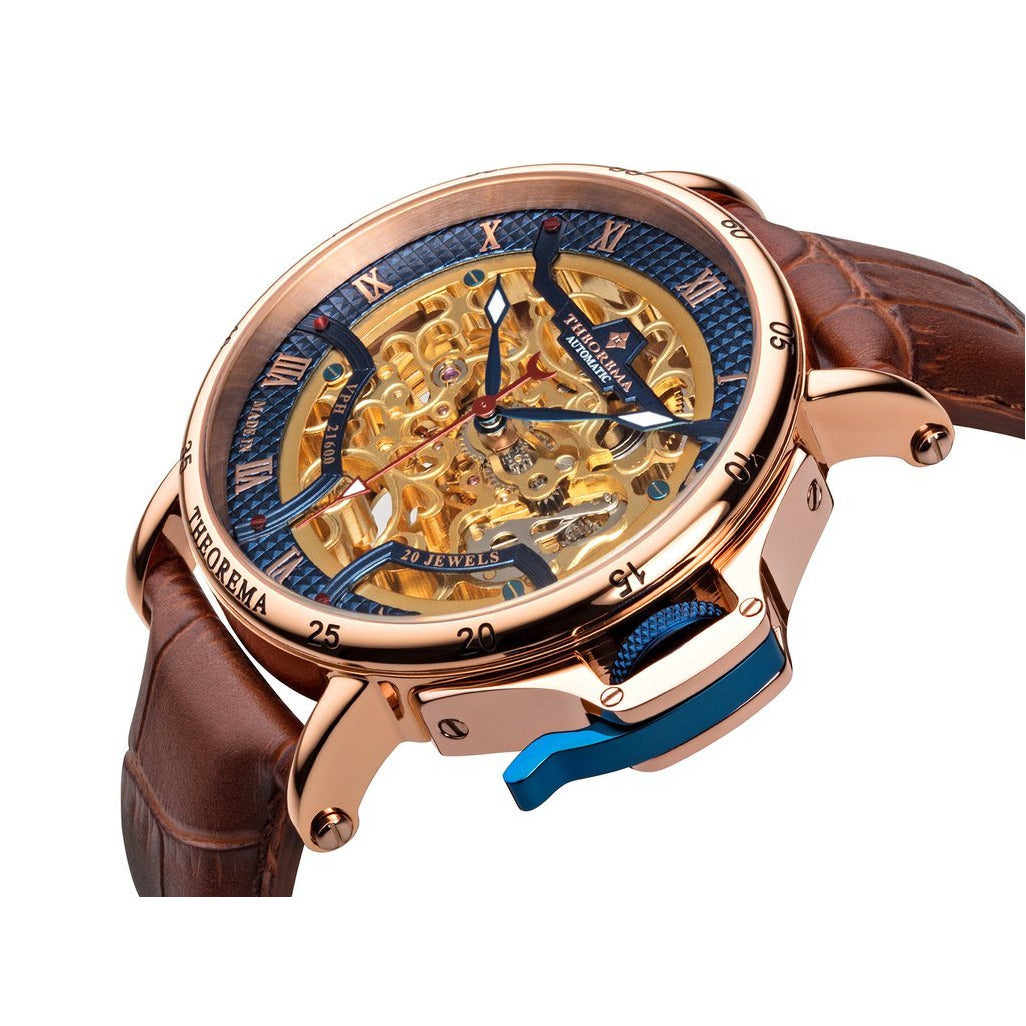 TUFINA GERMANY MADRID THEOREMA ROSE GOLD | BROWN Watch