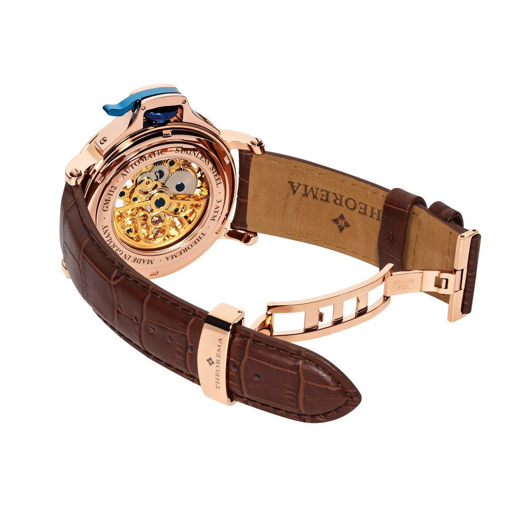 TUFINA GERMANY MADRID THEOREMA ROSE GOLD | BROWN Watch