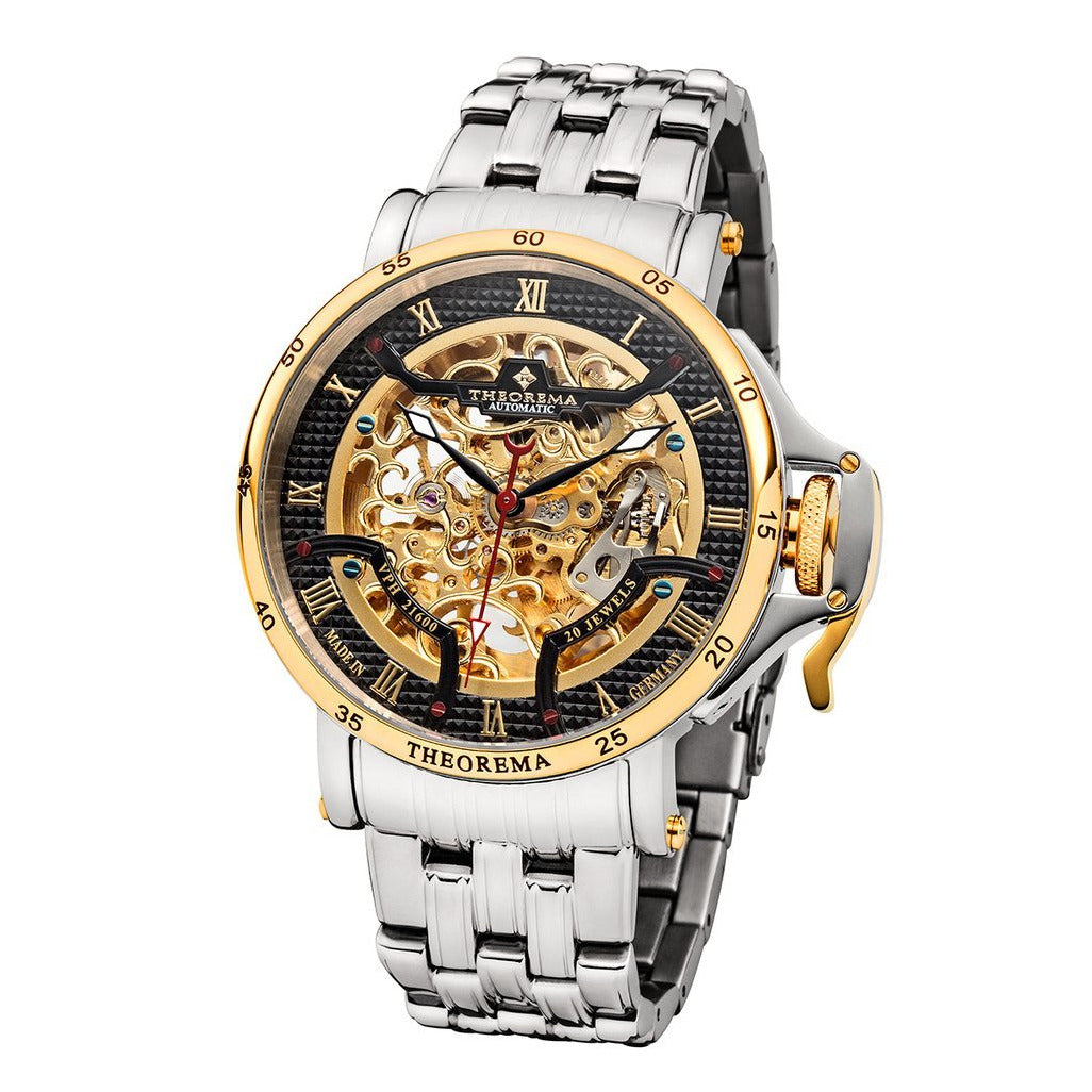 TUFINA GERMANY MADRID THEOREMA STEEL | SILVER BLACK GOLD Watch