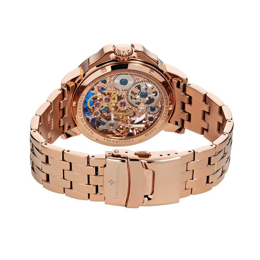 TUFINA GERMANY BEUNOS AIRES THEOREMA DUAL TIME ROSE GOLD Watch