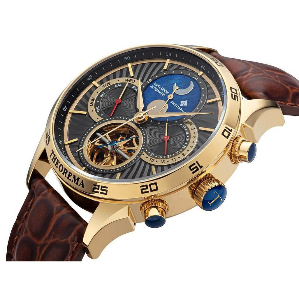 TUFINA GERMANY KINGSTON THEOREMA GOLD | BROWN Watch