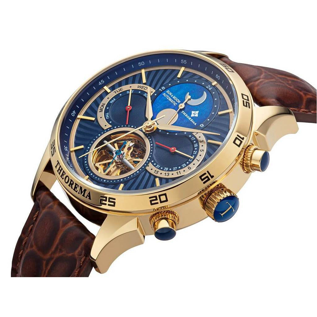 TUFINA GERMANY KINGSTON THEOREMA GOLD | BROWN Watch