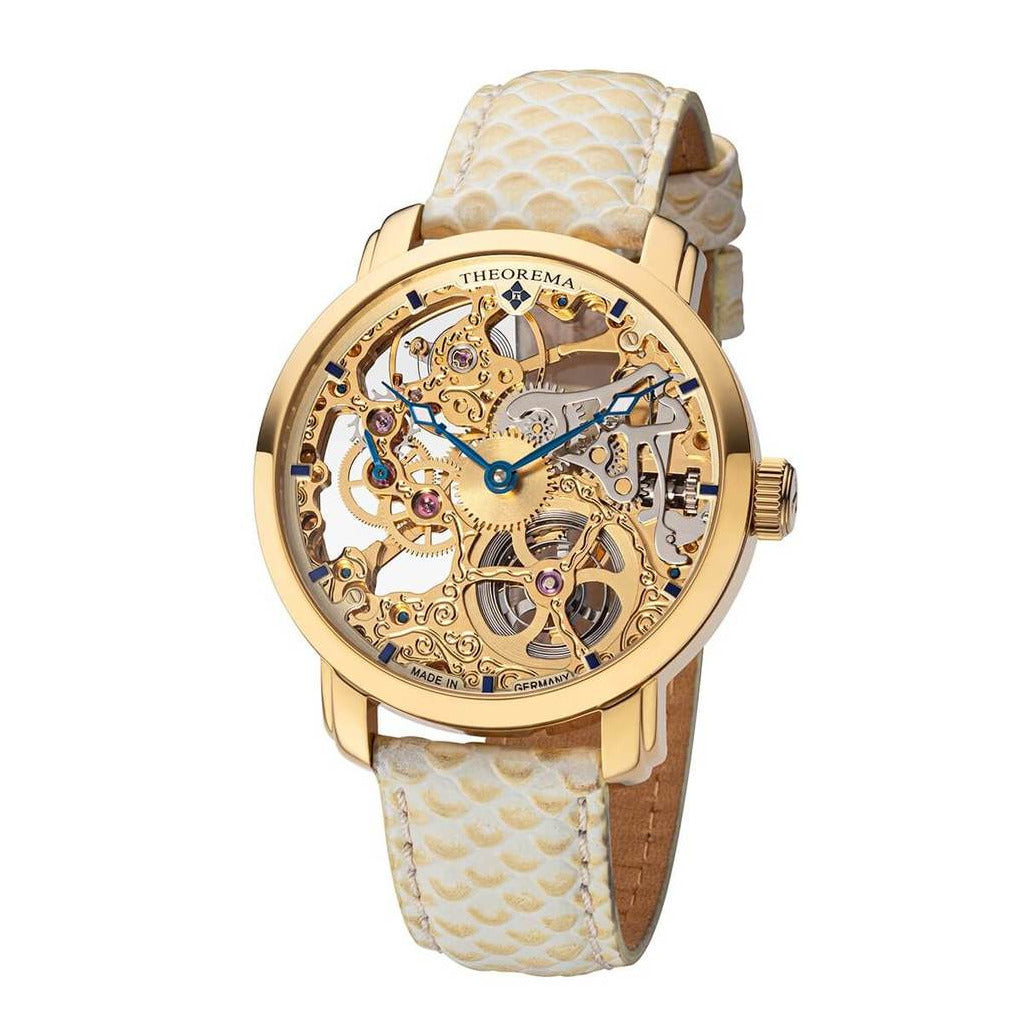 TUFINA GERMANY VENEZIA THEOREMA FULL SKELETON GOLD | BEIGE Watch