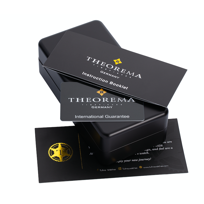 TUFINA GERMANY MADRID THEOREMA STEEL | SILVER BLACK GOLD Watch